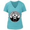 Women's Premium Deep V-Neck T-Shirt Thumbnail