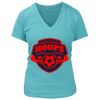 Women's Premium Deep V-Neck T-Shirt Thumbnail