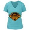 Women's Premium Deep V-Neck T-Shirt Thumbnail