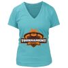Women's Premium Deep V-Neck T-Shirt Thumbnail