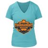 Women's Premium Deep V-Neck T-Shirt Thumbnail