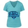 Women's Premium Deep V-Neck T-Shirt Thumbnail