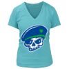 Women's Premium Deep V-Neck T-Shirt Thumbnail