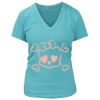 Women's Premium Deep V-Neck T-Shirt Thumbnail