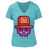 Women's Premium Deep V-Neck T-Shirt Thumbnail