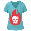 Women's Premium Deep V-Neck T-Shirt Thumbnail