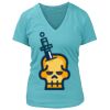 Women's Premium Deep V-Neck T-Shirt Thumbnail