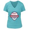 Women's Premium Deep V-Neck T-Shirt Thumbnail
