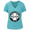 Women's Premium Deep V-Neck T-Shirt Thumbnail