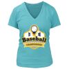 Women's Premium Deep V-Neck T-Shirt Thumbnail