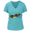Women's Premium Deep V-Neck T-Shirt Thumbnail