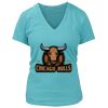 Women's Premium Deep V-Neck T-Shirt Thumbnail
