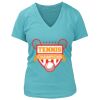 Women's Premium Deep V-Neck T-Shirt Thumbnail