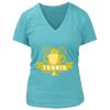 Women's Premium Deep V-Neck T-Shirt Thumbnail