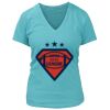 Women's Premium Deep V-Neck T-Shirt Thumbnail