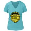 Women's Premium Deep V-Neck T-Shirt Thumbnail