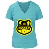 Women's Premium Deep V-Neck T-Shirt Thumbnail