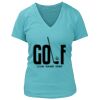 Women's Premium Deep V-Neck T-Shirt Thumbnail