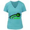 Women's Premium Deep V-Neck T-Shirt Thumbnail