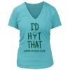 Women's Premium Deep V-Neck T-Shirt Thumbnail