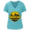 Women's Premium Deep V-Neck T-Shirt Thumbnail
