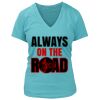 Women's Premium Deep V-Neck T-Shirt Thumbnail