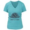 Women's Premium Deep V-Neck T-Shirt Thumbnail