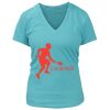 Women's Premium Deep V-Neck T-Shirt Thumbnail