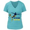 Women's Premium Deep V-Neck T-Shirt Thumbnail