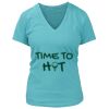 Women's Premium Deep V-Neck T-Shirt Thumbnail