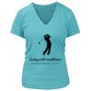 Women's Premium Deep V-Neck T-Shirt Thumbnail
