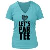 Women's Premium Deep V-Neck T-Shirt Thumbnail