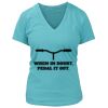 Women's Premium Deep V-Neck T-Shirt Thumbnail