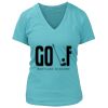 Women's Premium Deep V-Neck T-Shirt Thumbnail