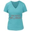 Women's Premium Deep V-Neck T-Shirt Thumbnail