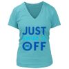 Women's Premium Deep V-Neck T-Shirt Thumbnail