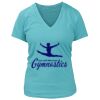 Women's Premium Deep V-Neck T-Shirt Thumbnail
