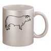 11oz Metallic Silver Mug Thumbnail