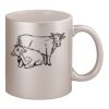 11oz Metallic Silver Mug Thumbnail
