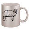11oz Metallic Silver Mug Thumbnail