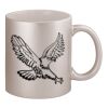 11oz Metallic Silver Mug Thumbnail