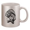 11oz Metallic Silver Mug Thumbnail