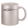 11oz Metallic Silver Mug Thumbnail
