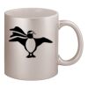 11oz Metallic Silver Mug Thumbnail