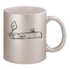 11oz Metallic Silver Mug Thumbnail
