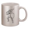 11oz Metallic Silver Mug Thumbnail