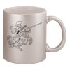 11oz Metallic Silver Mug Thumbnail