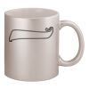 11oz Metallic Silver Mug Thumbnail