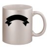11oz Metallic Silver Mug Thumbnail