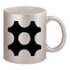 11oz Metallic Silver Mug Thumbnail
